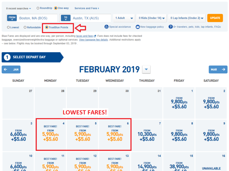 Jetblue Low Fare Calendar 2020 +1-844-401-9140 Deals